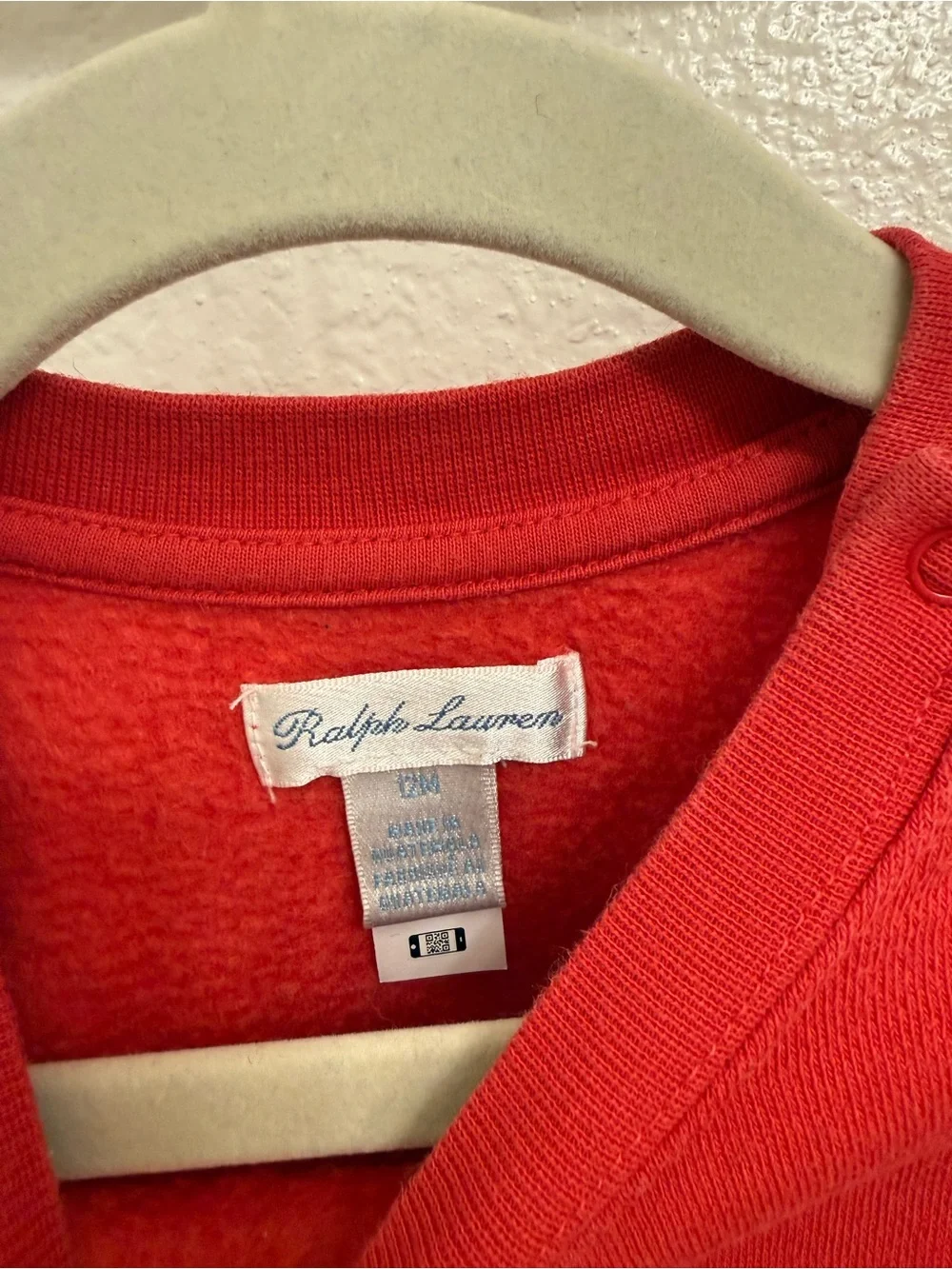Ralph Lauren Red Polo Bear Sail Graphic Crewneck Sweatshirt - Kids